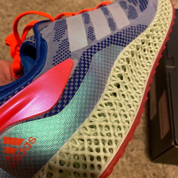 🆕🚹 Adidas 4D Run 1.0 “Glory Blue”🏃🏽‍♂️,12.5💯 - Picture 4 of 10